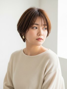 フープ 川越(hoop) 川越ショート/ボブ/白髪染め/白髪ぼかし/白髪ぼかしハイライト