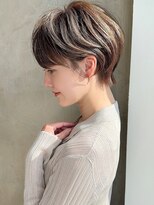 アフロート トウキョウ(AFLOAT TOKYO)&nbsp;マッシュショートボブ30代40代小顔銀座面長丸顔クールショート