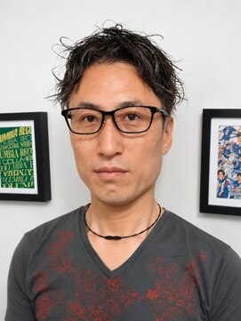 エソラ(esola) ★大人男性のアップバングパーマスタイル♪[esola]