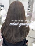 上品韓国◆暗め透明感ミントグレージュミントベージュ顔周り