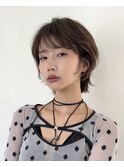 丸みショートボブ/レイヤー/20代30代40代50代/原宿0724