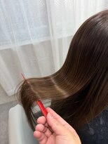 ランプシー 鹿児島中央(Lampsi) ハッシュカットグレージュデザインカラー鹿児島中央