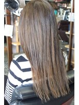 オーバーキャプテンネイキッド(OVER CAPTAIN NAKED)&nbsp;ストレートエクステつけ放題×グレージュカラー