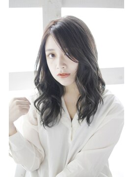 ゴッドハンド 横浜店 かきあげバングのリバースカール◎30代40代50代60代