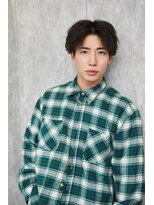 メンズサロンドットリアン(dot. lien)&nbsp;【men’s salon dot. Tokyo】癖毛風パーマ×センターパート