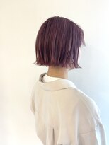 クレドガーデン 綾瀬店(CRED GARDEN) ピンク＊切りっぱなしボブ