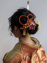 ナンバーエイト(number eight)&nbsp;ゆるふわアップ 和装 訪問着 ブライダル 二次会 成人式 卒業式