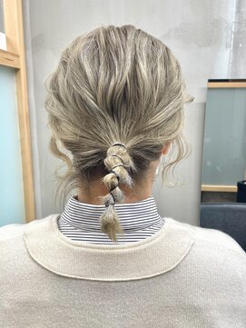 フレーム なんば店(FRAME) ダブルカラー×グレーベージュ