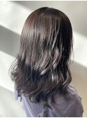 クオラインストレート×パープルグレージュ