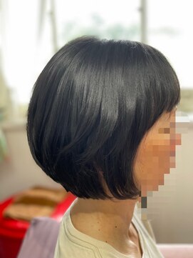 サポート(support) 前上がりナチュラル丸みボブ