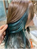 20代30代40代マロンベージュ/Aラインボブ/かきあげ[高田馬場駅]