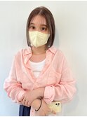 シースルー×前髪カット