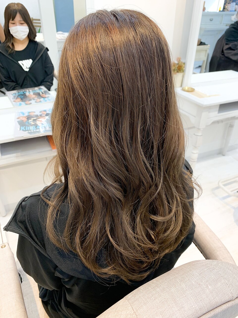 【再来】cut + オーガニックリタッチカラー +ラメラTR   ￥14500