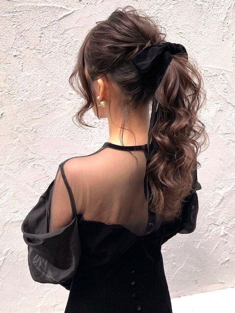 2025年-2026年冬】ヘアセット ポニーテールの髪型・ヘアアレンジ｜人気