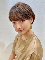 ロンドソレイユ 池袋(Lond soleil)&nbsp;ブリーチなし★髪質改善地毛風グレージュ×ショート[池袋]