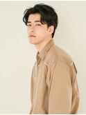 ハイライト/マッシュパーマ/ウルフ/アッシュブラック[新宿駅]