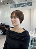 ショートヘア/顔型別ヘアスタイル特集[表参道/髪質改善]