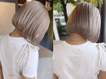 リノショアーズ ショウナン 辻堂店(RinoShores SHONAN)の写真/【HOT PEPPER Beauty AWARD 2024 BEST SALON 注目サロン選出】ショート×カラーのこだわり外国人風Cut★