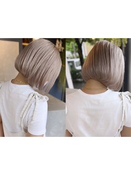 【HOT PEPPER Beauty AWARD 2025 BEST SALON SILVER Prize受賞】ショート×カラーのこだわり外国人風Cut★