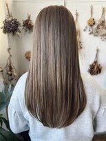 ヘアスタジオ ブリエ(HAIR STUDIO BRILLER)&nbsp;2024  ロング 髪質改善ストレート ×透明感アプリエ カラー