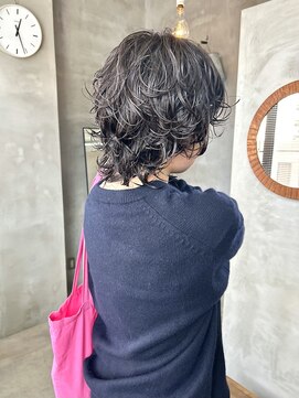テトヘアー(teto hair) ウルフパーマ　ショート　ワンカールパーマ