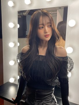 ザシェノンアオヤマ(THE CHAINON AOYAMA) 韓国くびれヘア/ダークグレージュ/髪質改善トリートメント