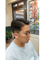 アサノカットブース&nbsp;大人の刈り上げ７：３分け