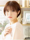 耳かけが大人かわいいショートマッシュボブa北浦和20代30代40代