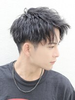 ベーア(Bar)&nbsp;短髪フェザーショートツーブロック刈り上げアップバングショート