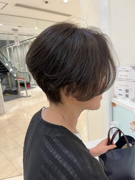 ラシュープリーム(La SUPREME) ハンサムショート×グレージュカラー