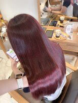 ヘアーメイクブランニュー セントラル 西大寺店(hair make Brand new central)&nbsp;ツヤ感◎ワインレッド