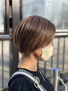 ミリ 国分寺(Mili) レイヤーボブ&ベージュカラー