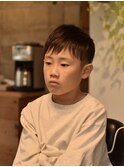 秋髪アシメキッズショート【キッズカット/メンズヘア】