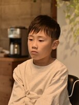 リム メンズヘア(LIM men's hair)&nbsp;秋髪アシメキッズショート【キッズカット/メンズヘア】