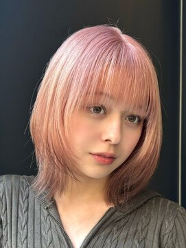ノイ(noi) 顔周りレイヤーカットくびれヘアミルクティーベージュカラー