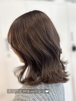 アリュウル 表参道 青山(Allure)&nbsp;チョコレートベージュ×ミディアムレイヤー◎佐藤