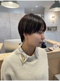 襟足長めショート