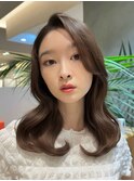 韓国ヘアくびれミディアム大人ヘア YU-6