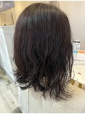 外ハネゆるふわパーマ