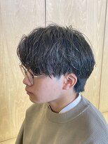 ニアウ 伊勢崎連取店(Niau)&nbsp;シャドウパーマ韓国風パーマメンズセンターパート