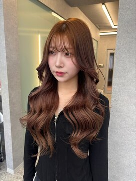 ボタン ハカタ(VOTAN hakata) 市野瀬裕奈/博多韓国ヘア/マロンブラウン/レイヤーカット/顔周り
