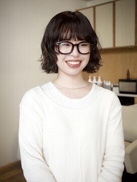 ネロ ヘアサロン ネイビー 渋谷(NERO HAIRSALON NAVY) 【ヤベハルカ】ボブパーマ 顔周りレイヤー フレンチボブ