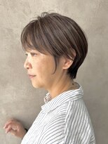 エンクス(enx)&nbsp;ホワイトグレージュデジタルパーマミニウルフ鶴ヶ峰SK67