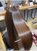 髪質改善カラー＆トリートメントで、サラツヤロングヘア♪