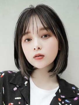 ギークス(GEEKS) 【GEEKS渋谷】イヤリングカラー/冬カラー/伸ばしかけボブ/透明感