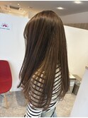 ハイライトカラー,白髪ぼかし,アッシュベージュ,レイヤー/草加