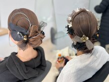 大事な日、特別な日のヘアセット