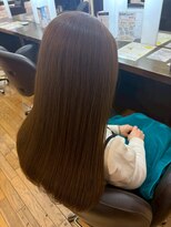 ヴァンカウンシル 清須店(VANCOUNCIL)&nbsp;指通りなめらか縮毛矯正仕上げ/カラー後のケアトリートメント