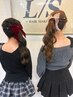 【9時-10時】ライブヘアセット￥3200 ※早朝料金込み