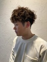 ソレイユ シンサカエ(SOLEIL SHINSAKAE)&nbsp;くせ毛風がおしゃれ♪ツーブロック×スパイラルパーマ☆